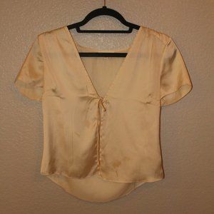 Silk Tie-Top
